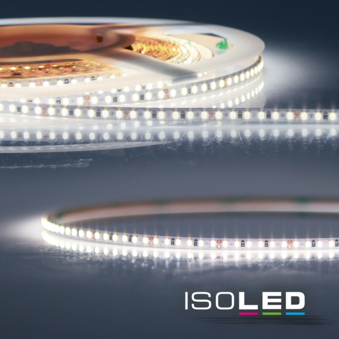 ISOLED  CRI865 LED szalag, 24V, 15W, IP20, 6500K, 120 LED/m, 1650 lm, 5 méter