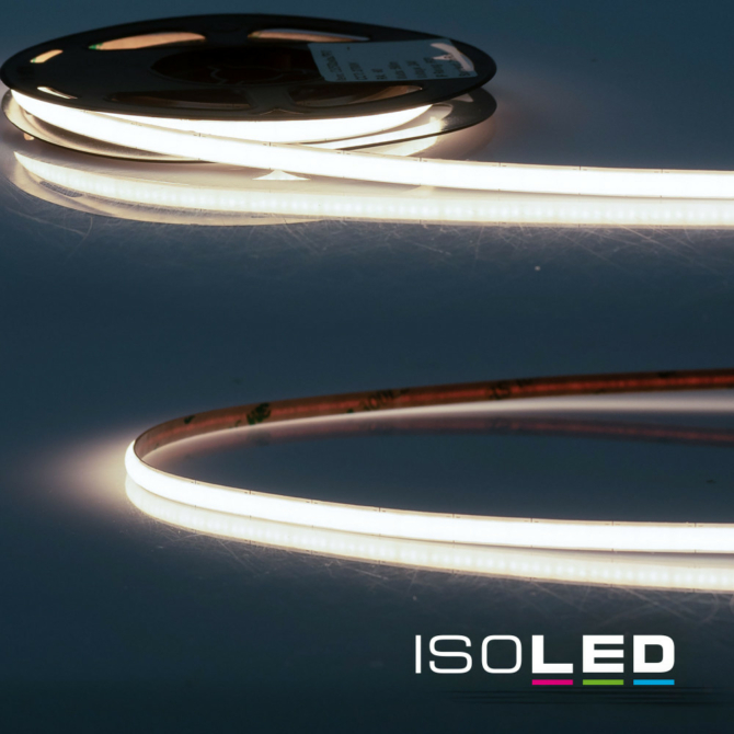 ISOLED COB940-MICRO LED szalag, 24V, 7W, IP20, 4000K, 504 LED/m, 650 lm, 5 méter