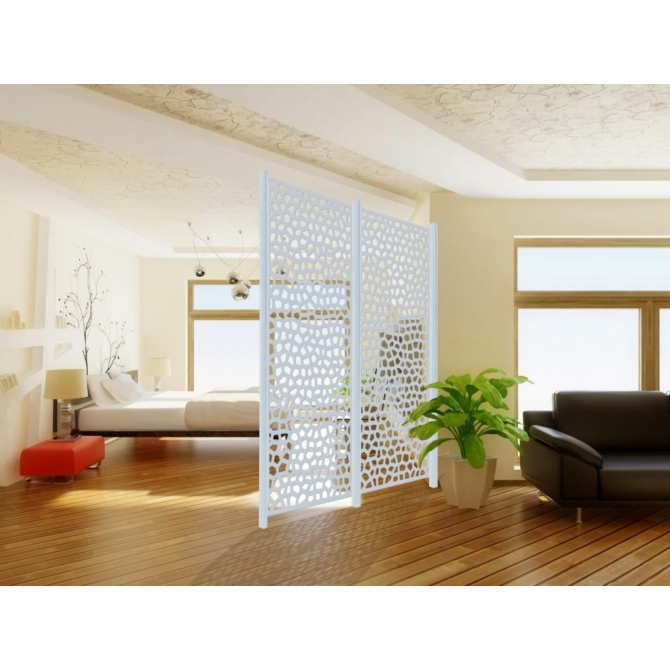 Nortene Térelválasztó panel - dekorpanel Mosaic (100x200 cm) fehér