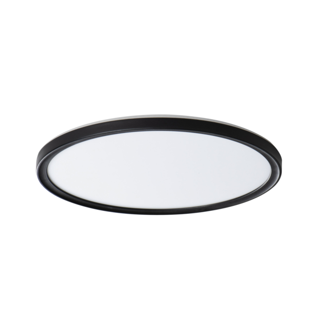Kanlux AZPO LED mennyezeti lámpa kör, 18.5W, 4000K, 1800 lm, IP54, 29 cm, fekete