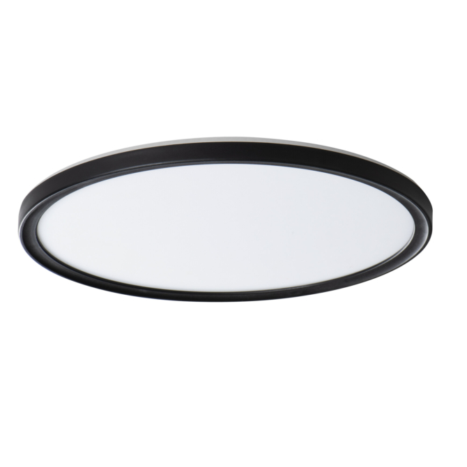 Kanlux AZPO LED mennyezeti lámpa kör, 22W, 4000K, 2000 lm, IP54, 42 cm, fekete