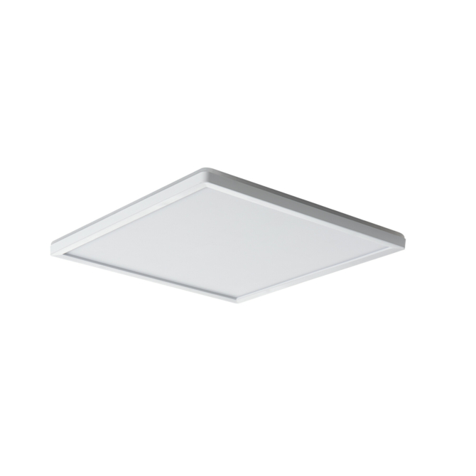 Kanlux AZPO LED mennyezeti lámpa négyzet, 17.5W, 4000K, 1750 lm, IP54, 30 cm, fehér