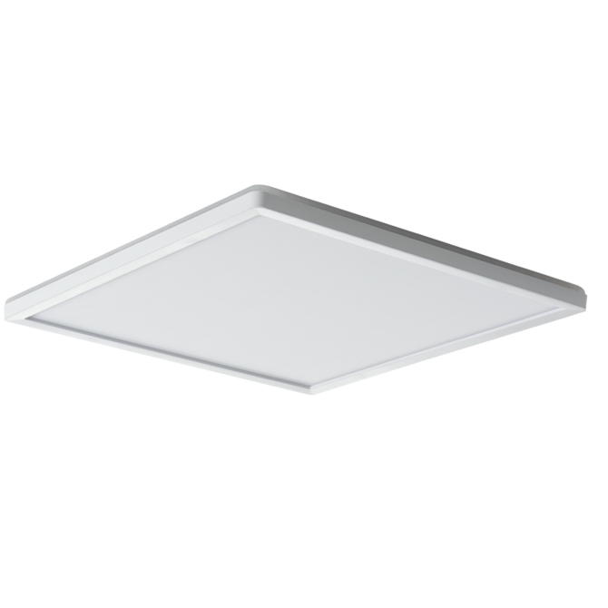 Kanlux AZPO LED mennyezeti lámpa négyzet, 22W, 4000K, 2350 lm, IP54, 42 cm, fehér