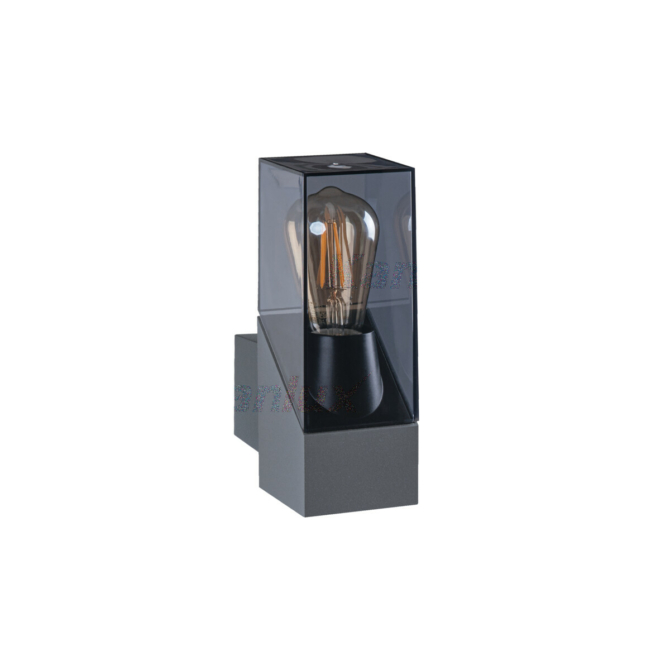 Kanlux LAVEN kültéri oldafali lámpa grafit, E27, 10W, IP44, 25 cm