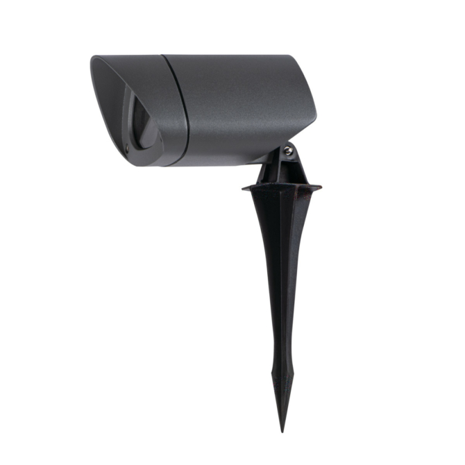 Kanlux VORA leszúrható kültéri lámpa grafit, GU10, 7W, IP44, 29.4 cm