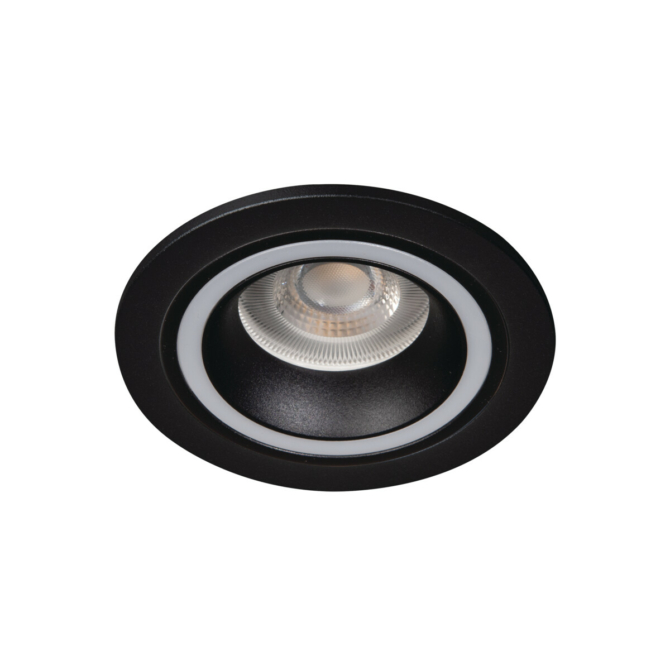 Kanlux FELINE DSO spot keret fix kör, 10W, GU10, fekete