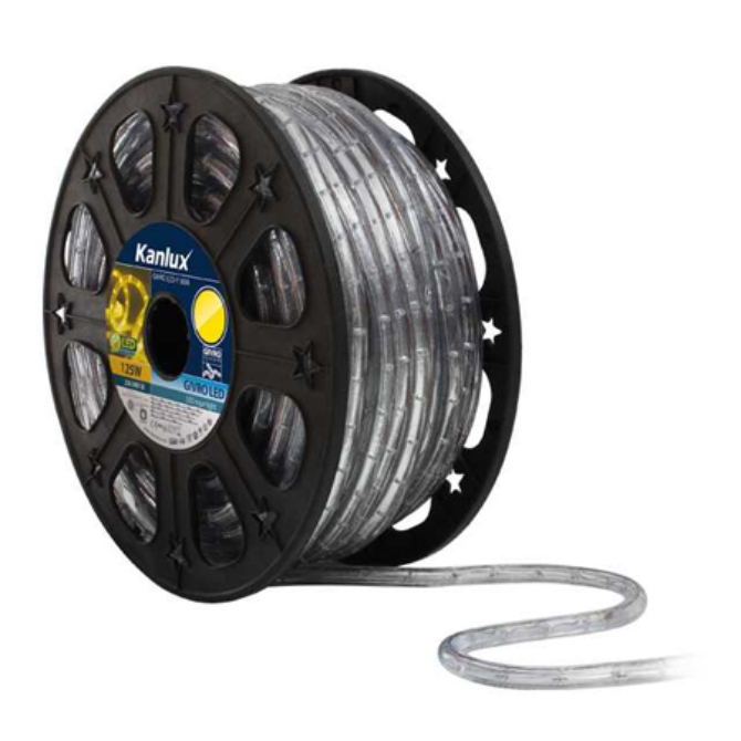 Kanlux Givro LED fénykábel 36 LED/2,5W (50 méter) sárga