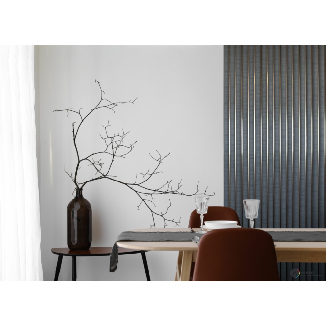 Lamelio AMBER lamella panel, antracit, 12.2 x 270 cm
