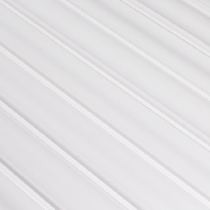 Lamelio INFINITY VERSAL fehér, festhető jobbos végzáró  4.9 x 270 cm