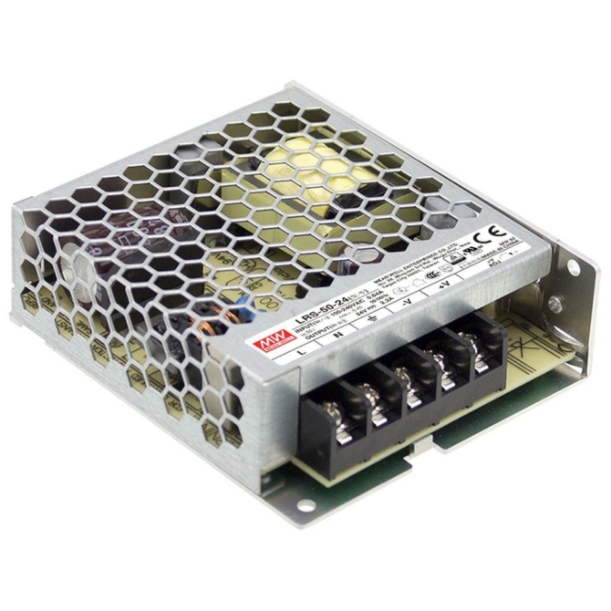 Mean Well LRS-50-12 LED tápegység, 12V, 50W, 4.2A, IP20