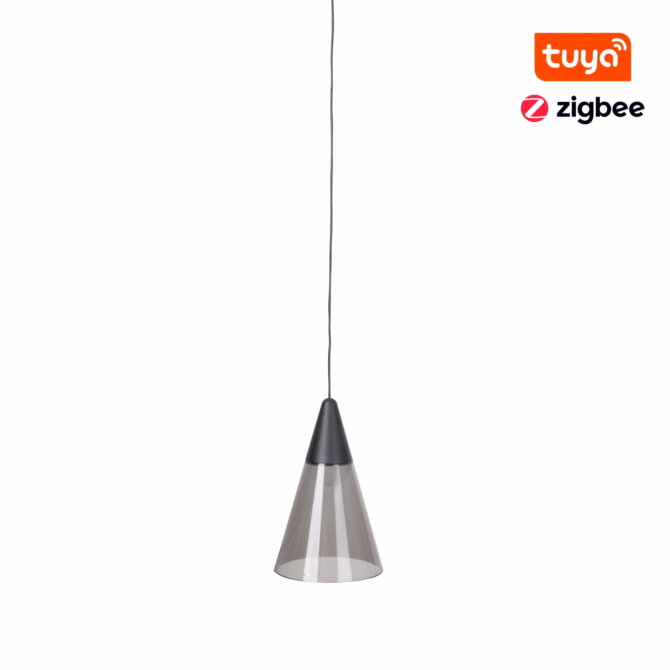 MAXLIGHT Track Magnetic 48V-os sínrendszeres függő lámpa, 6W, CCT, 187 lm, 169 cm, fekete, ZIGBEE