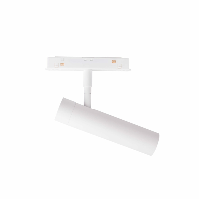 MAXLIGHT Track Magnetic 48V-os sínrendszeres spot lámpa, állítható, 8W, 3000K, 578 lm, Ø3.5 cm, fehér