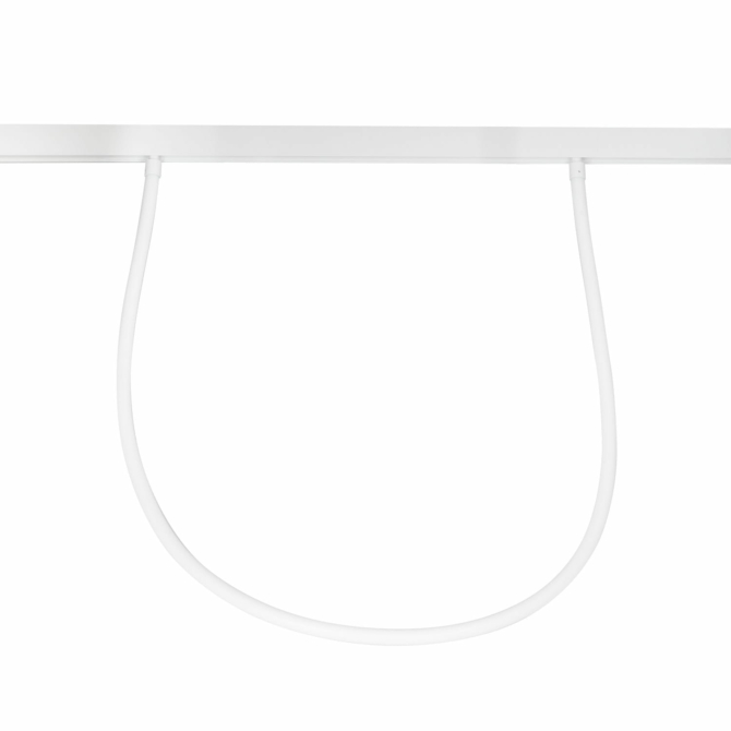 MAXLIGHT Track Magnetic 48V-os sínrendszeres szilikon spirál lámpa, 15W, CCT, 1028 lm, Ø22x200 cm, fehér, ZIGBEE