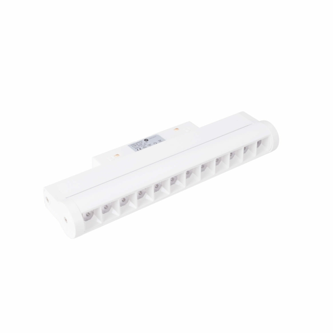 MAXLIGHT Track Magnetic 48V-os sínrendszeres lámpa, forgatható, 12W, CCT, 525 lm, 24 cm, fehér, DALI, ZIGBEE