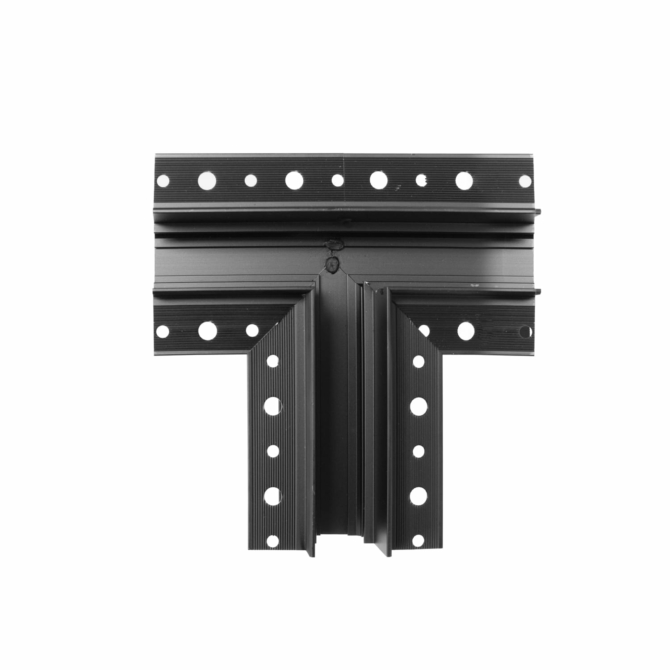 MAXLIGHT Track Magnetic T csatlakozó elem fekete, MT0006, MT0007 sínekhez