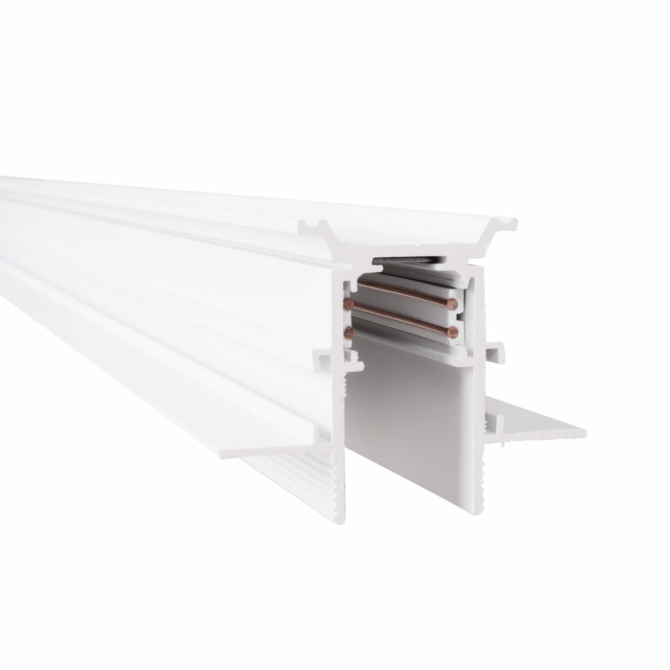MAXLIGHT Track Magnetic sínelem, süllyesztett, 1 méter, fehér
