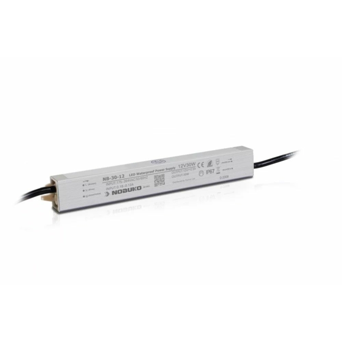 NOBUKO LED tápegység 12V 30W IP67 2.5A