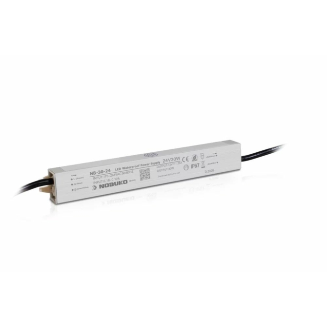 NOBUKO LED tápegység 24V 30W IP67 1.25A