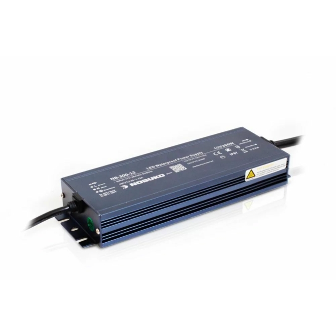 NOBUKO LED tápegység 12V 300W IP67 25 A