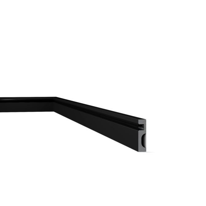 Noel & Marquet IL11 BLACK WALLSTYL® HDPS díszléc, 80 x 20 x 2000 mm