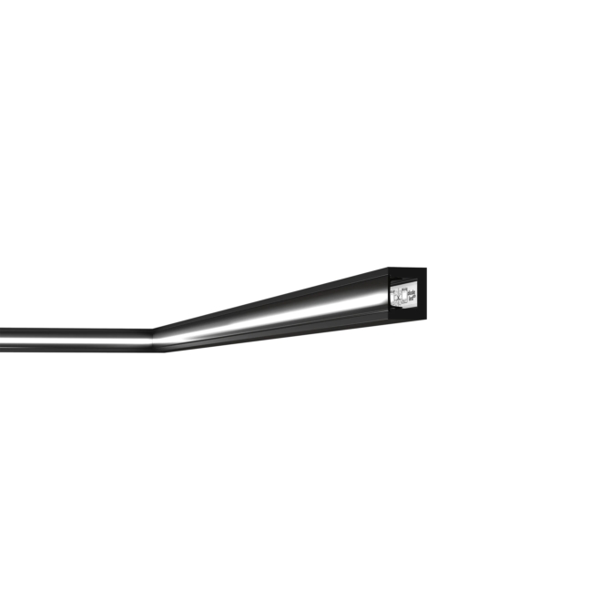 Noel & Marquet IL12 BLACK WALLSTYL® HDPS díszléc, 20 x 25 x 2000 mm