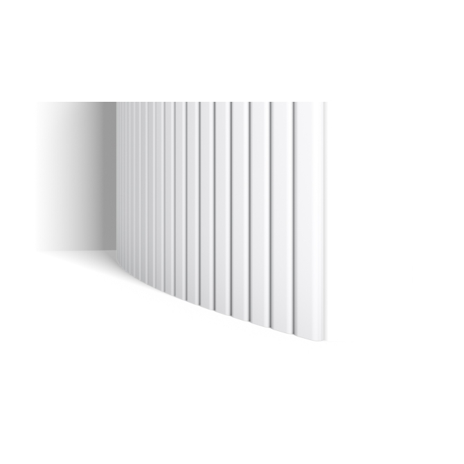 Noel & Marquet CANELÉ L FLEX ARSTYL® PU falpanel, 295 x 14.5 x 1985 mm