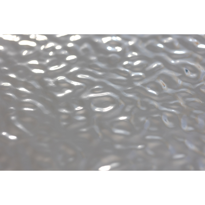 Dubai Decor Luxury PET-34 Metal Series falpanel "Waved", 2800 x 1220 x 8 mm, Silver