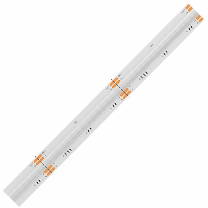 PLED 24V COB LED szalag beltéri, RGB, 9W, 420 LED, 800 lumen