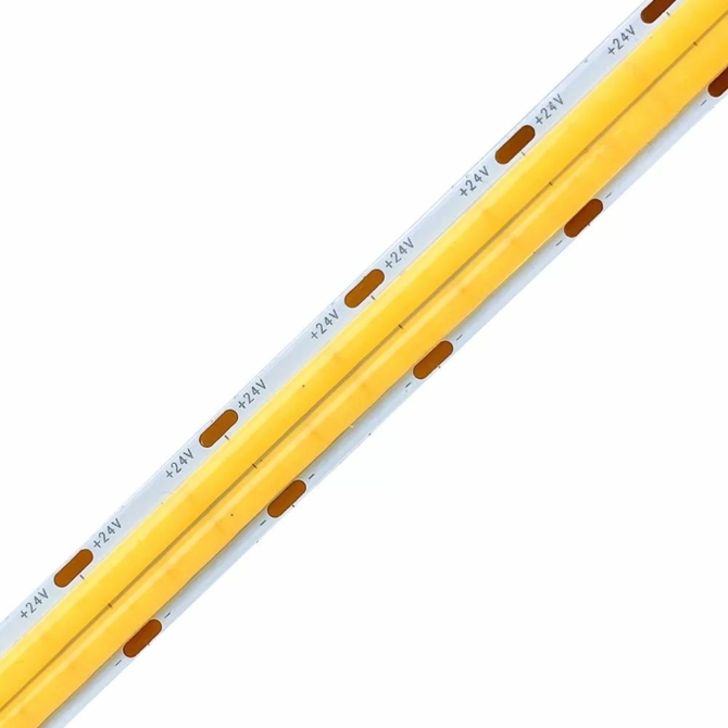 PLED 24V COB LED szalag beltéri, 4000K, 18W, 600 LED, 1620 lumen