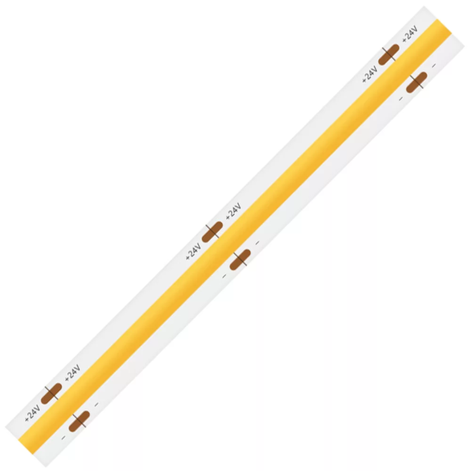 PLD COB LED szalag 24V, 1500 lm, 3000K, 15W, IP20, 5 méter