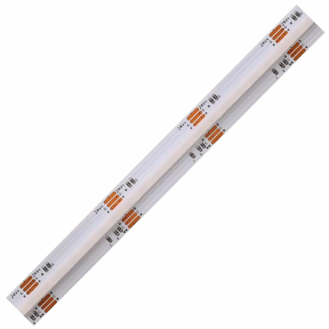 PLED 24V COB LED szalag beltéri, RGB+WW+CW, 20W, 560 LED, 920 lumen