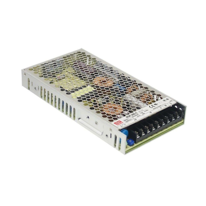 Mean Well RSP-200-12 LED tápegység, 12V, 200W, 16.7A, IP20