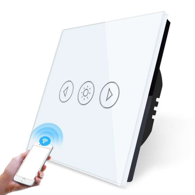 SmartHugo 1 Körös Fehér Wifi Dimmer Villanykapcsoló 101