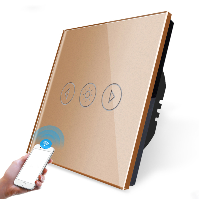 SmartHugo 1 Körös Arany Wifi Dimmer Villanykapcsoló 101