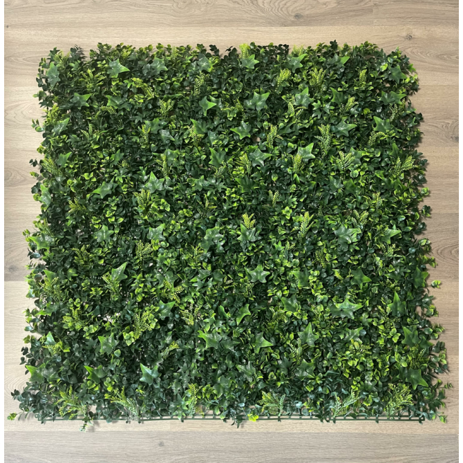 Nortene Vertical Forest műanyag zöldfal az erdő növényeivel (100 x 100 cm)